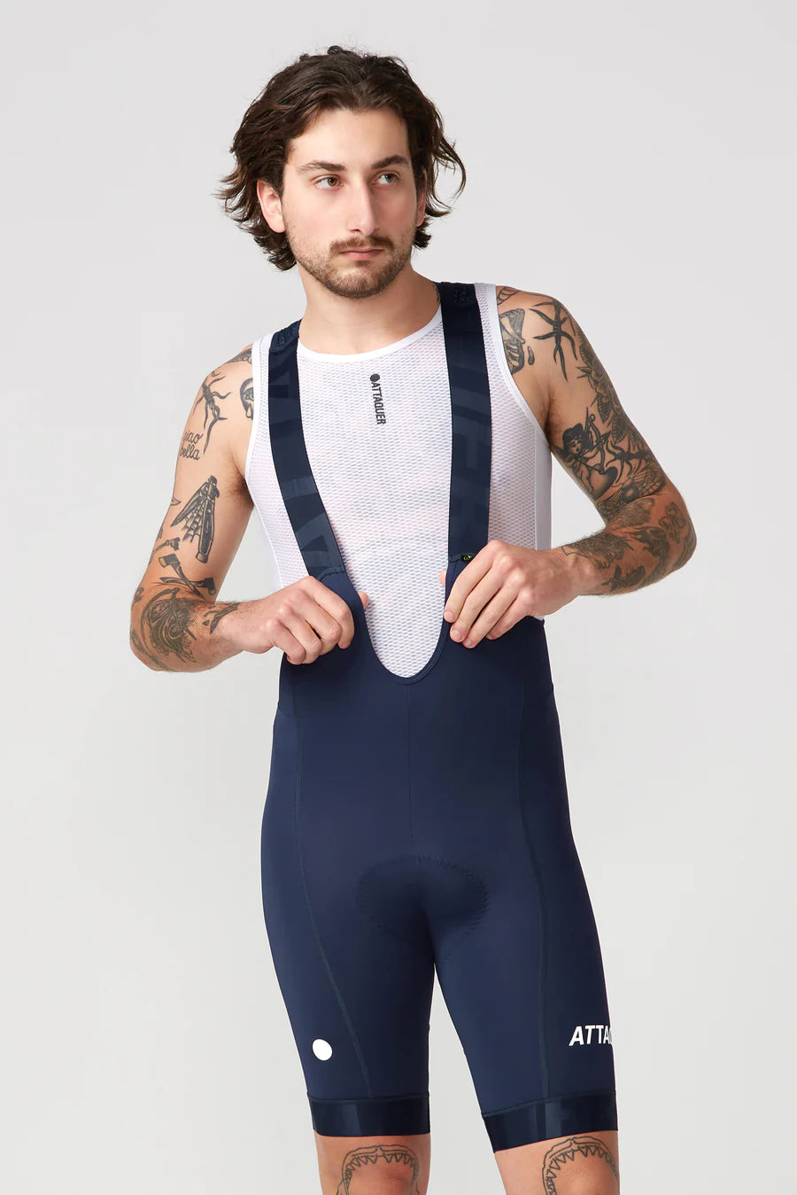 Attaquer All Day Bibshort Navy