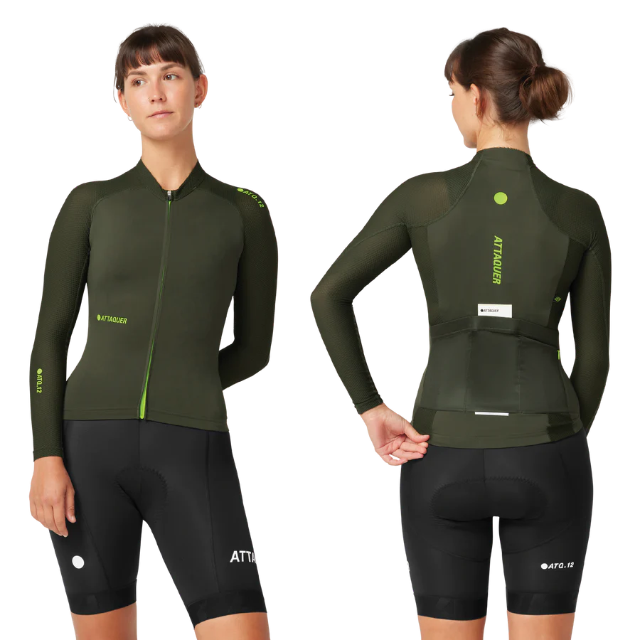 Attaquer Womens All Day Long Sleeve Summer Jersey
