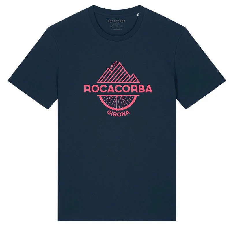 Rocacorba Cycling Unisex T-shirt Navy