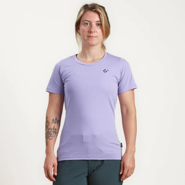 Velocio Womens Delta Trail Tee Lilac